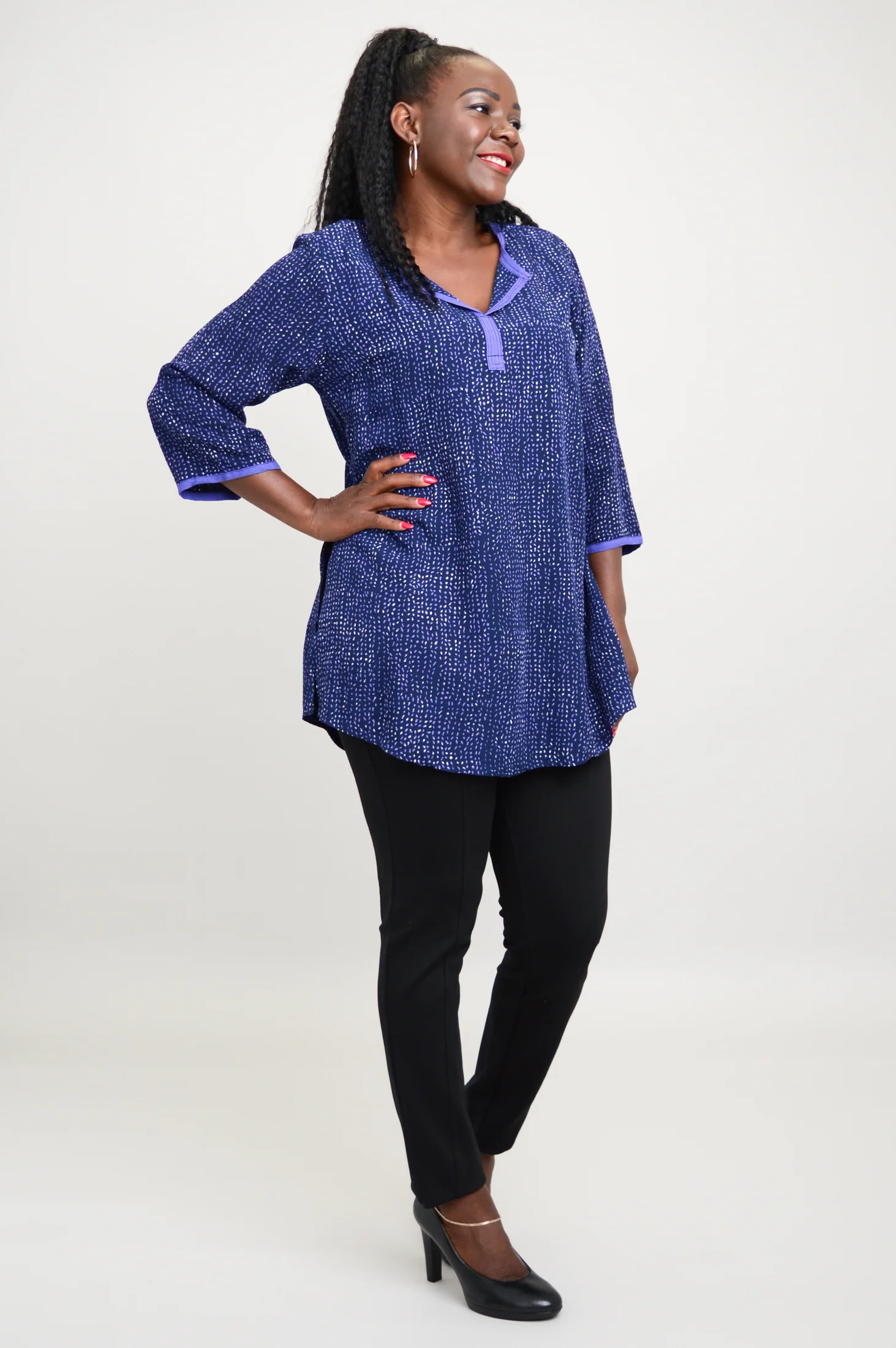 Kary Top, Akimi Purple - Final Sale - Image 5