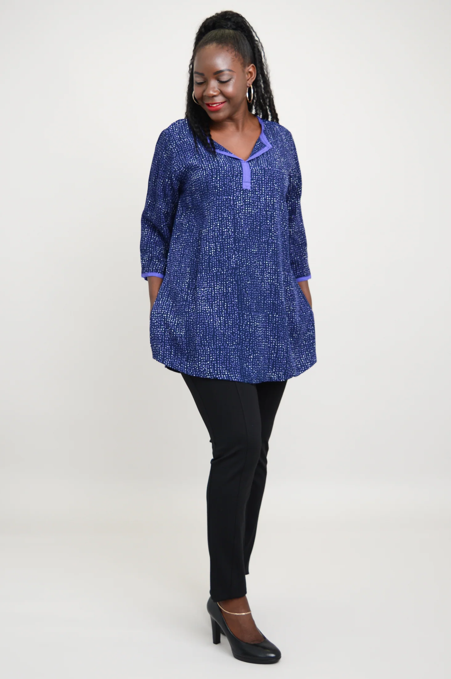 Kary Top, Akimi Purple - Final Sale - Image 6