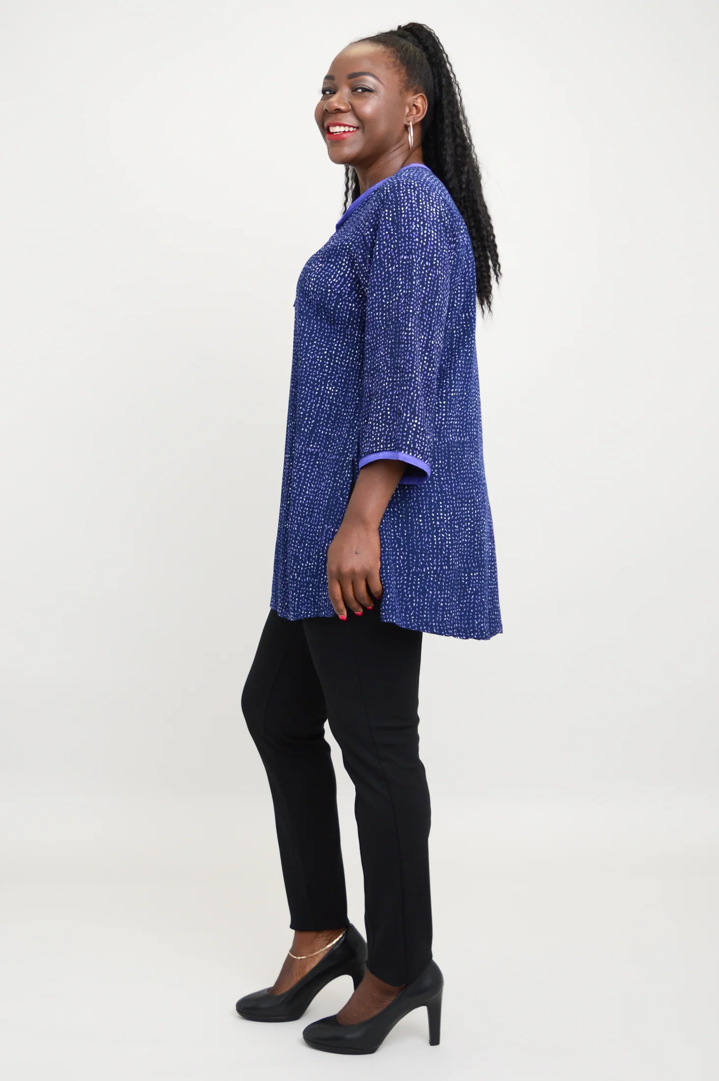 Kary Top, Akimi Purple - Final Sale - Image 7