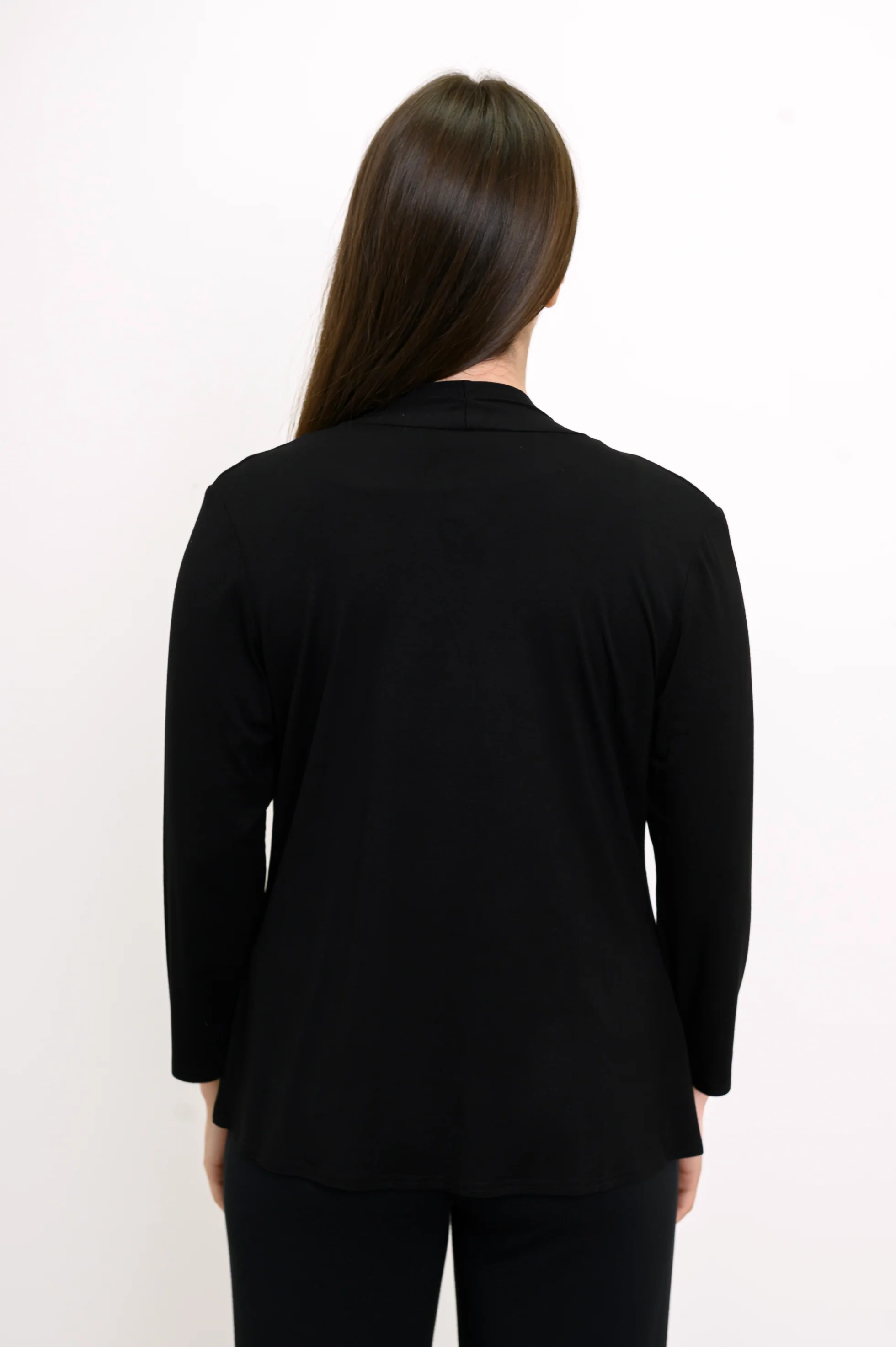 Kathy Jacket, Black, Bamboo - Image 5