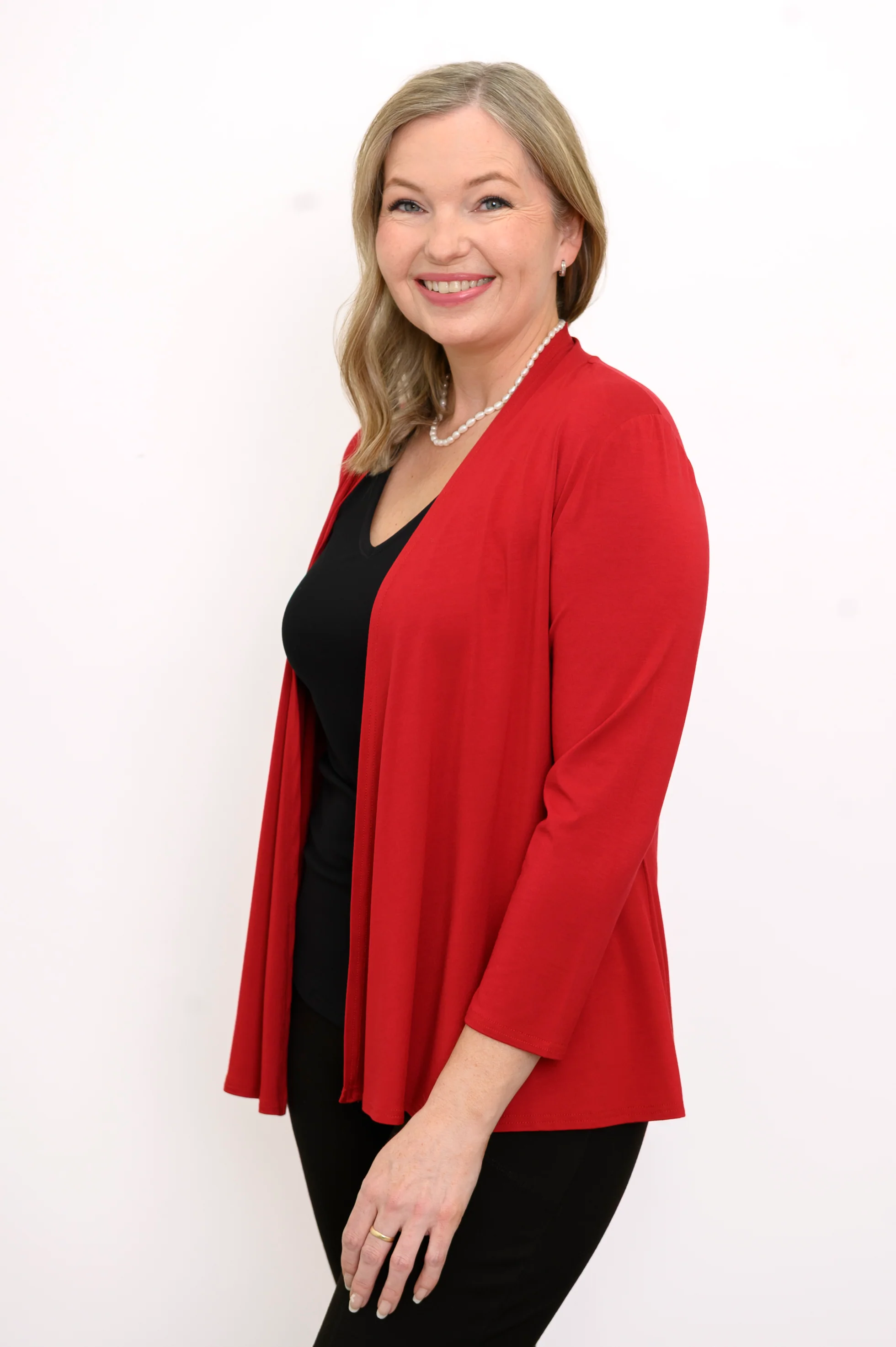 Kathy Jacket, Lipstick, Bamboo - Image 5