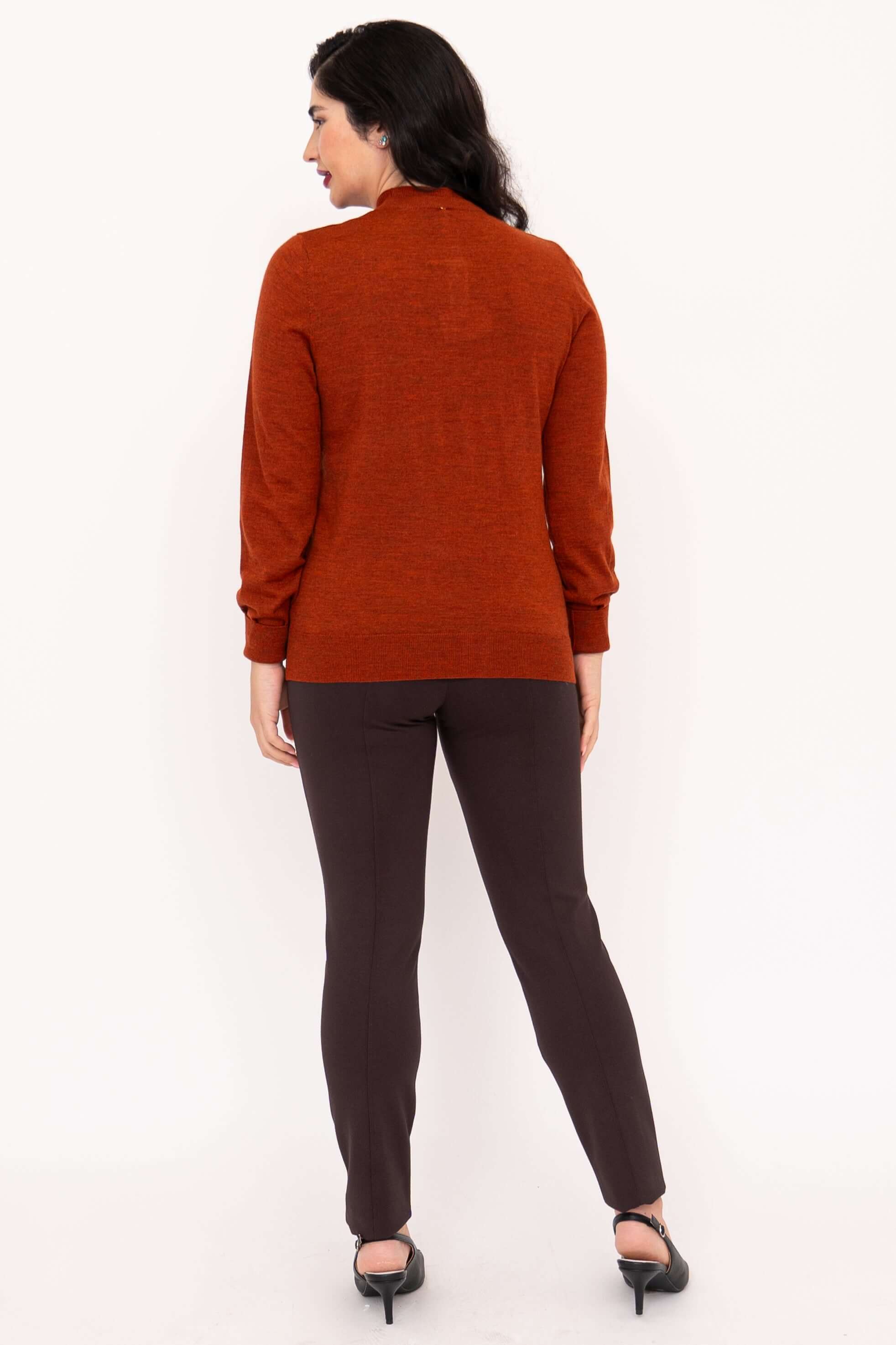 Kitten Cardigan, Bronze, Merino Wool - Image 5