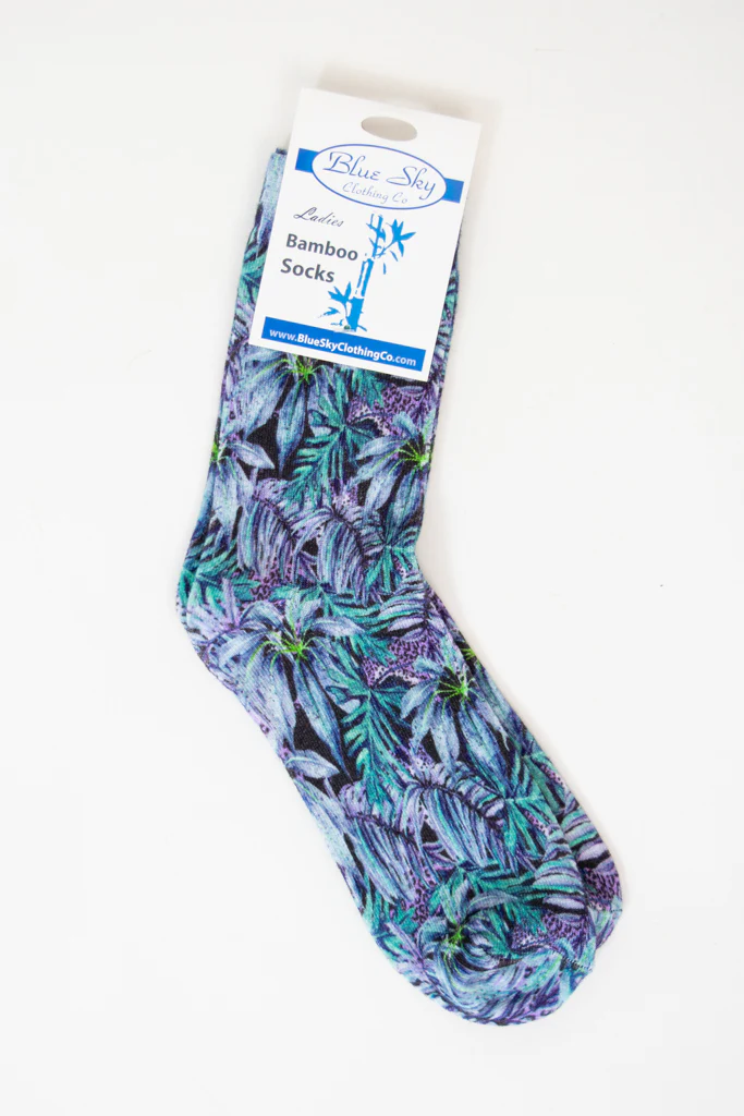 Ladies Bamboo Dress Socks, Assorted Prints - Image 7