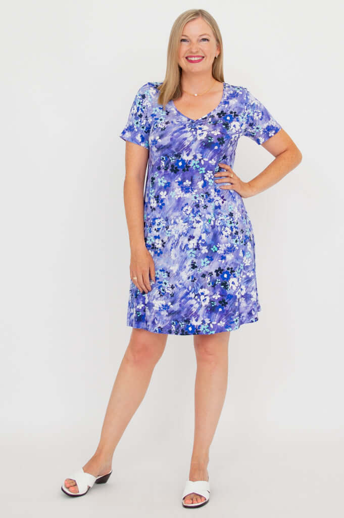 Lanai S/S Dress, Creative, Bamboo - Image 2