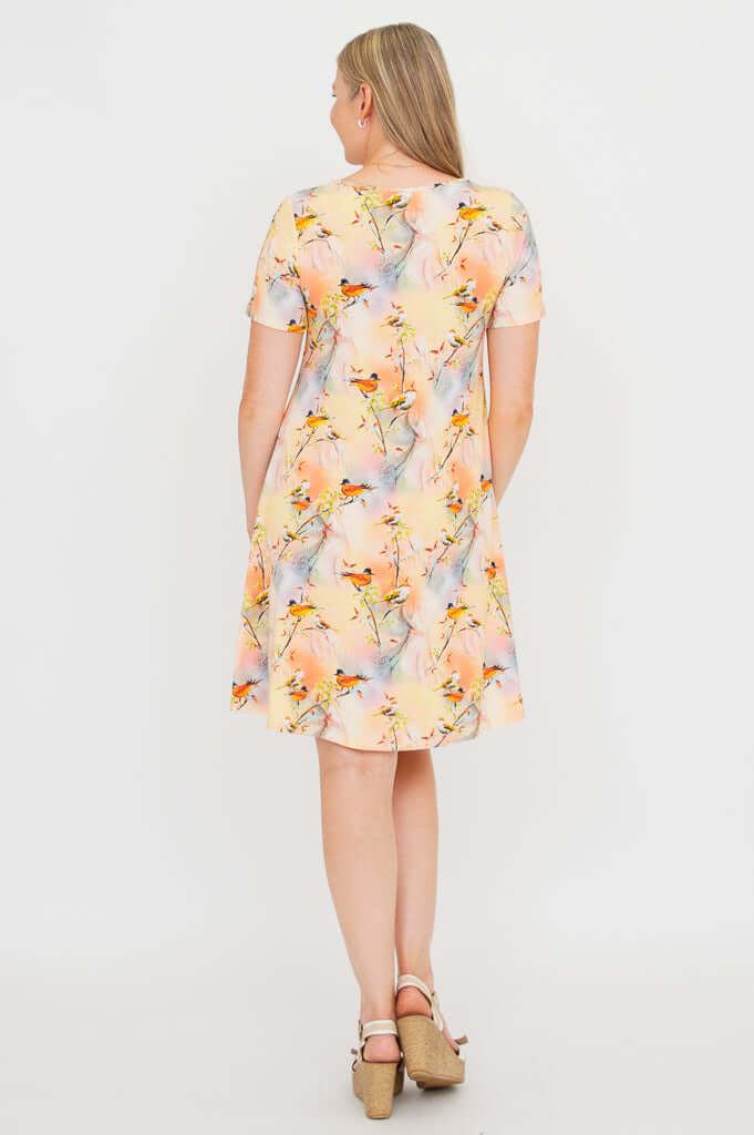 Lanai S/S Dress, Songbird, Bamboo - Final Sale - Image 4