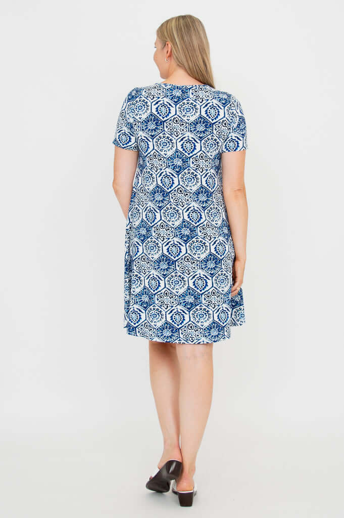 Lanai S/S Dress, Zesty, Bamboo - Image 3