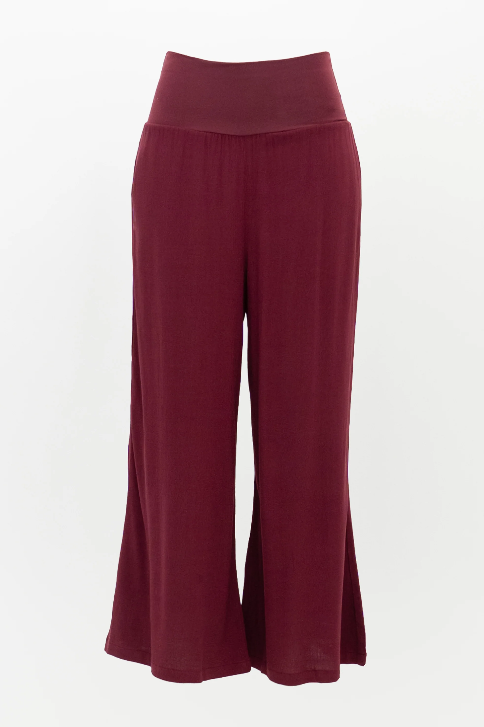 Landon Capri, Burgundy, Linen Bamboo - Final Sale