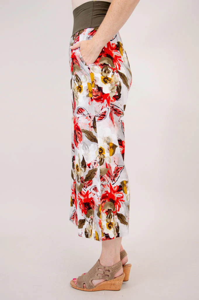 Landon Capri, Floral Youth, Linen Bamboo - Final Sale - Image 3