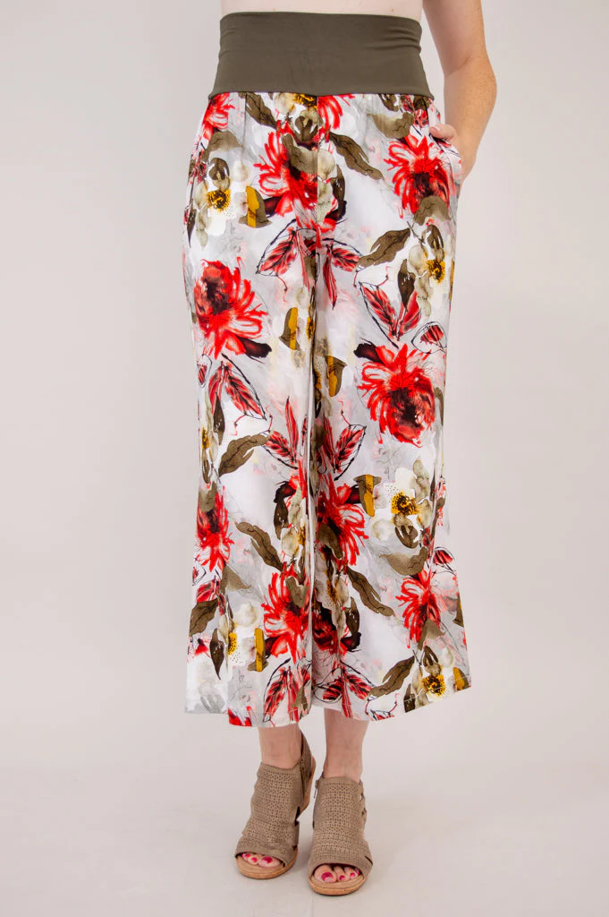 Landon Capri, Floral Youth, Linen Bamboo - Final Sale - Image 4