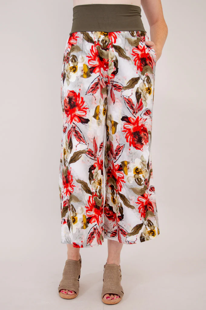 Landon Capri, Floral Youth, Linen Bamboo - Final Sale - Image 6