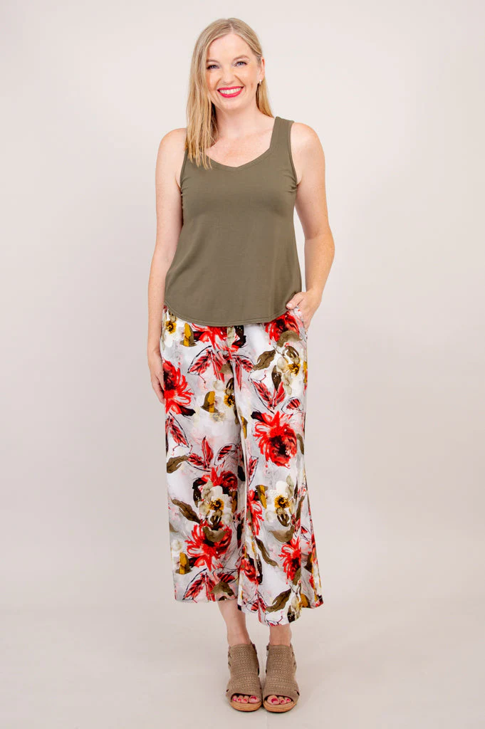 Landon Capri, Floral Youth, Linen Bamboo - Final Sale - Image 7