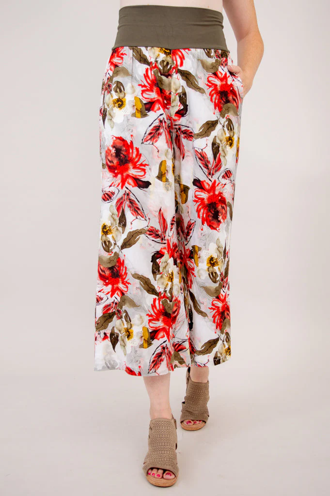 Landon Capri, Floral Youth, Linen Bamboo - Final Sale - Image 8