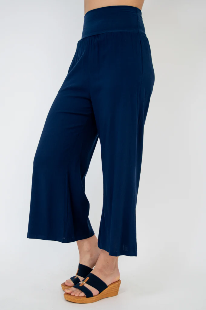 Landon Capri, Indigo, Linen Bamboo - Image 4