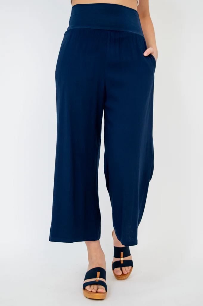 Landon Capri, Indigo, Linen Bamboo - Image 7