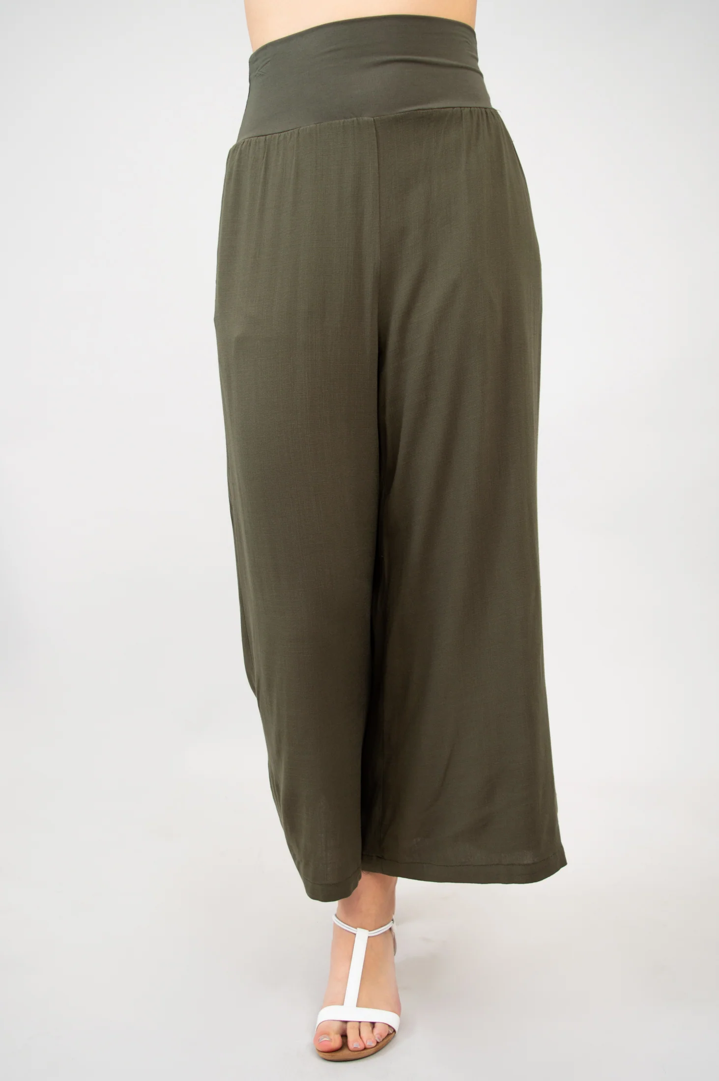 Landon Capri, Khaki, Linen Bamboo - Image 8