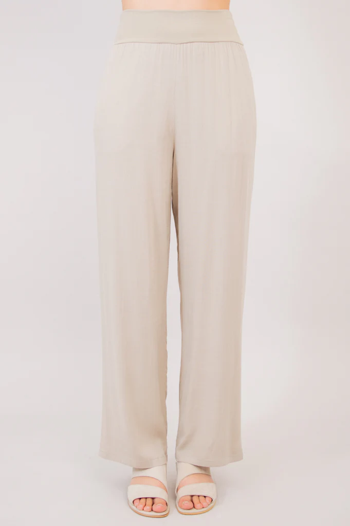 Landon Pant, Sand, Linen Bamboo - Image 3