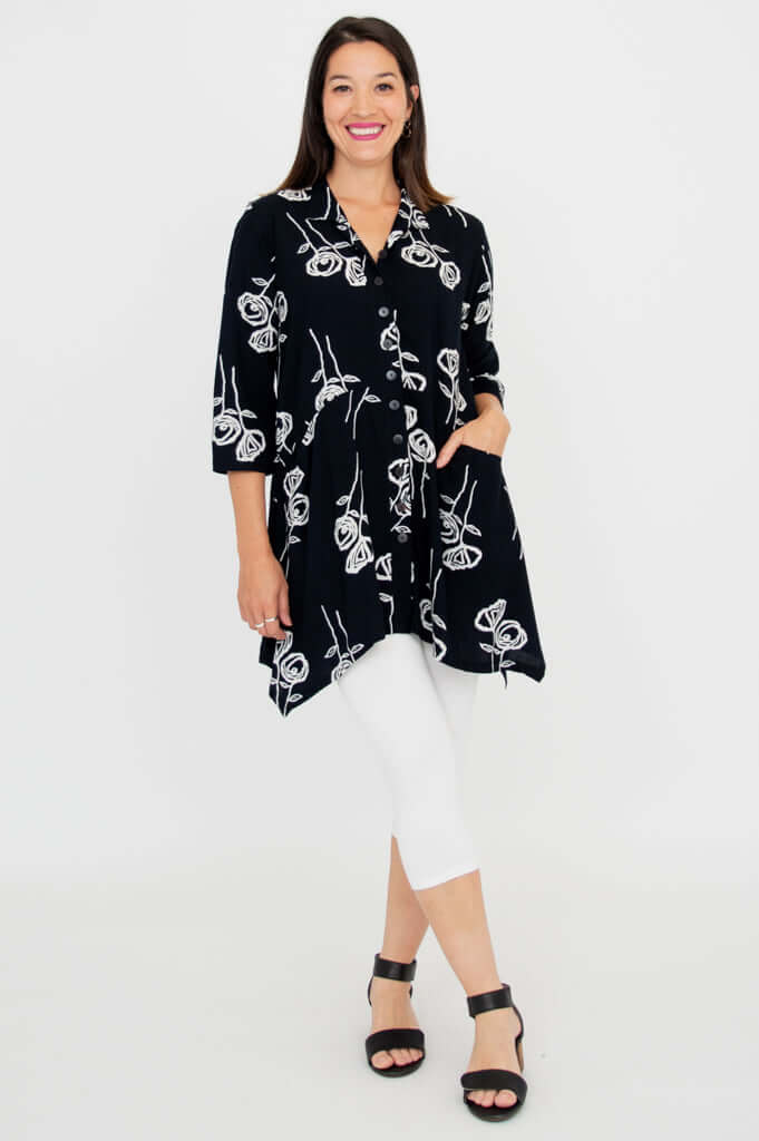 Laney Tunic, Fleur - Image 2