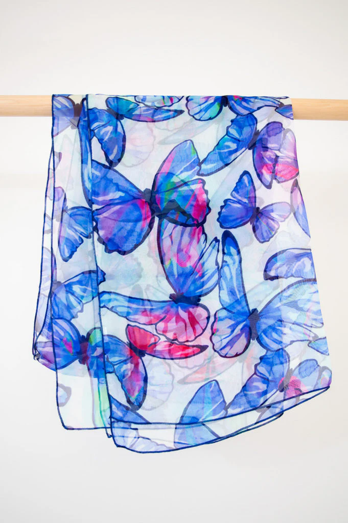 Large Silk Scarf - Image 15