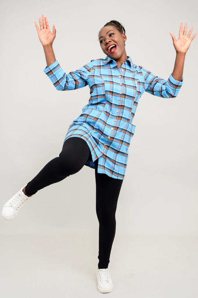 Larissa Tunic, Peko Plaid, Cotton Flannel - Tent Sale - Image 5