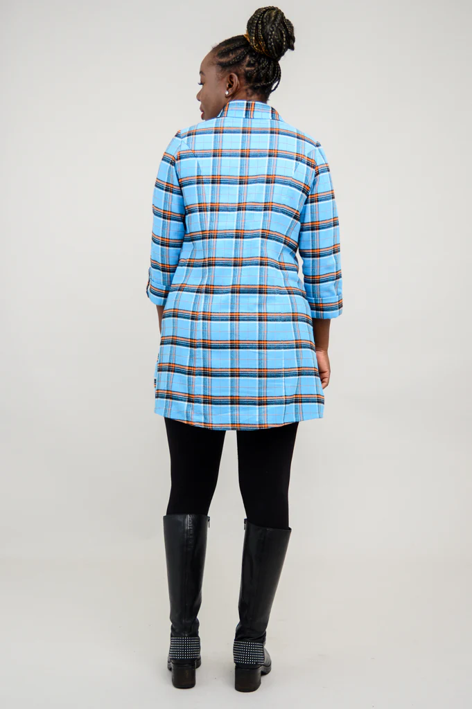 Larissa Tunic, Peko Plaid, Cotton Flannel - Tent Sale - Image 9