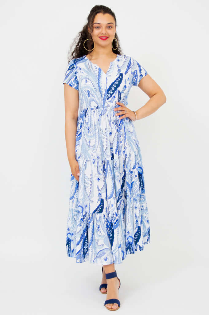 Laurita Dress, Radiant, Linen Bamboo - Final Sale