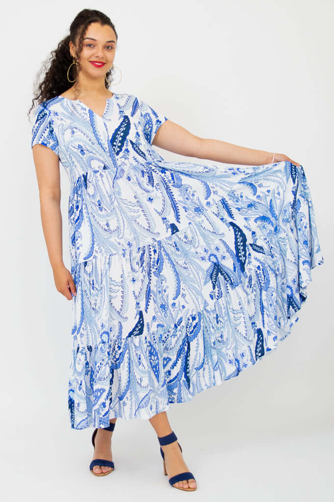 Laurita Dress, Radiant, Linen Bamboo - Final Sale - Image 2