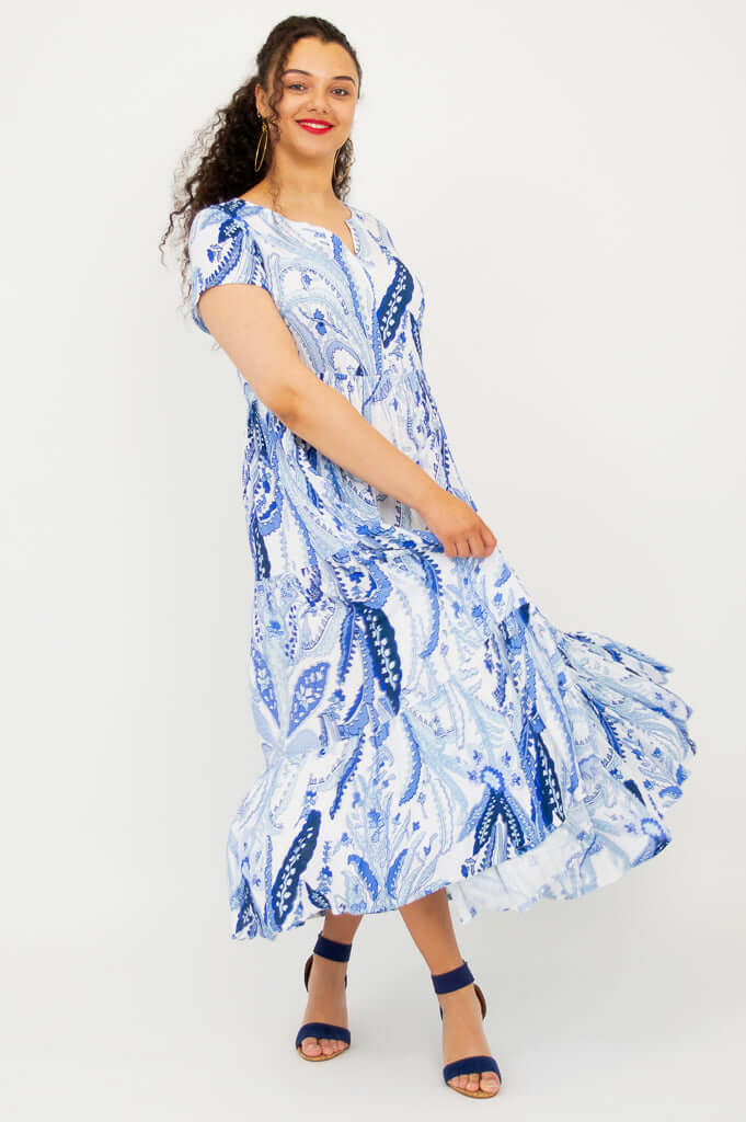 Laurita Dress, Radiant, Linen Bamboo - Final Sale - Image 3