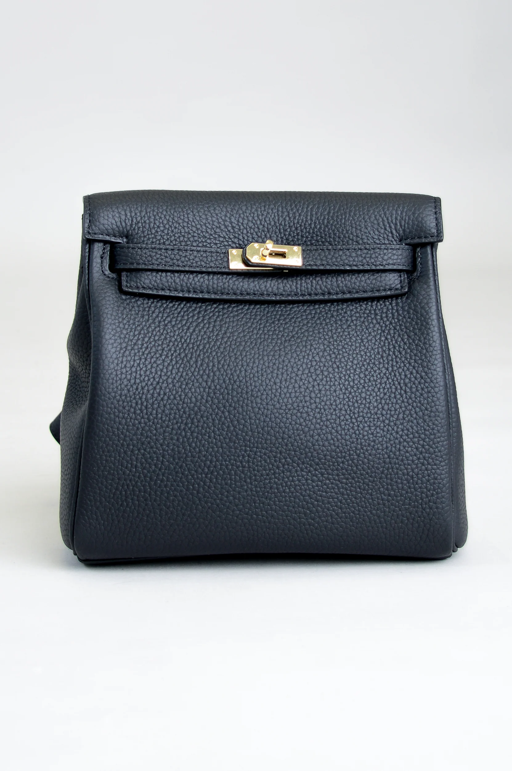 Layla Backpack, Black, Leather - Image 2
