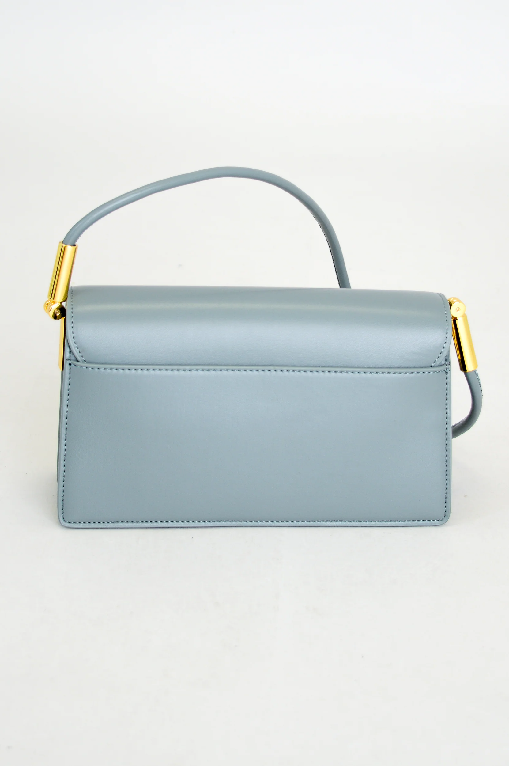 Lina Bag, Grey/Blue, Leather - Image 5