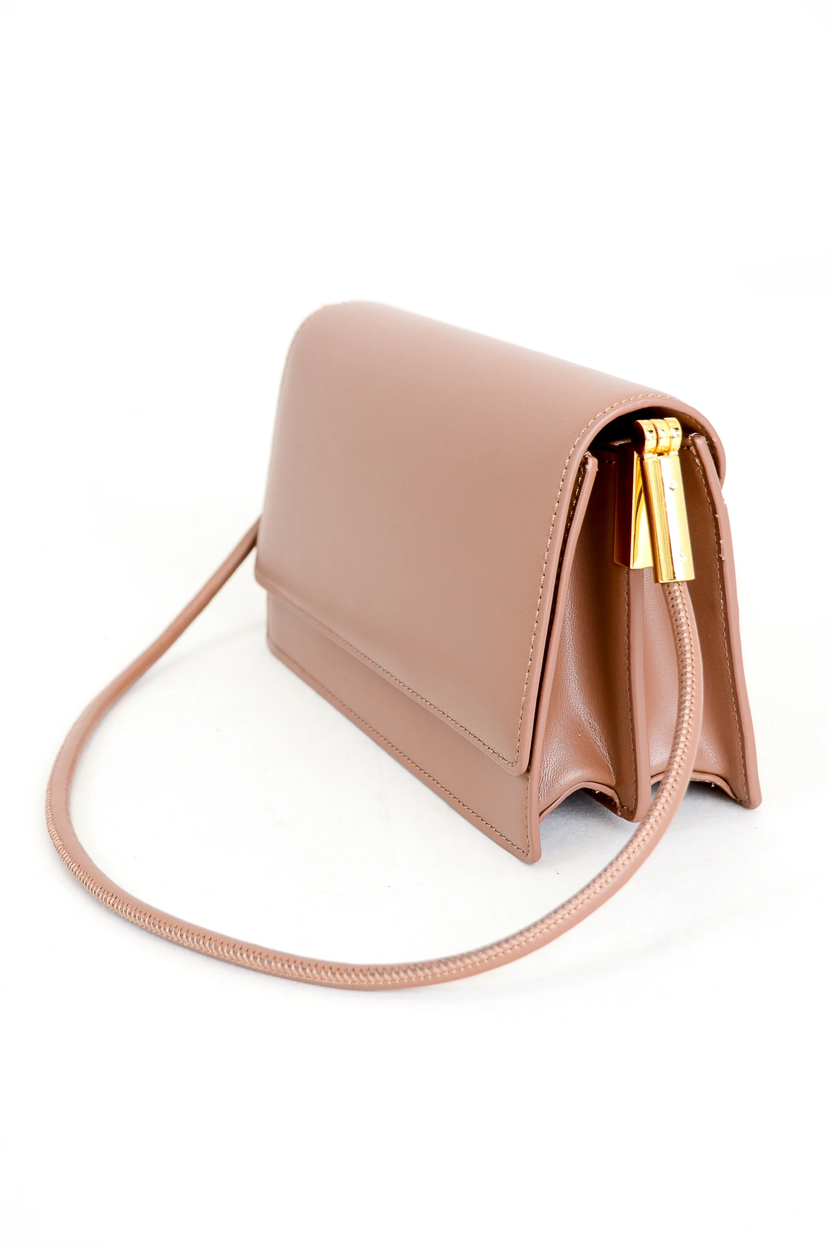 Lina Bag, Brown, Leather - Image 3