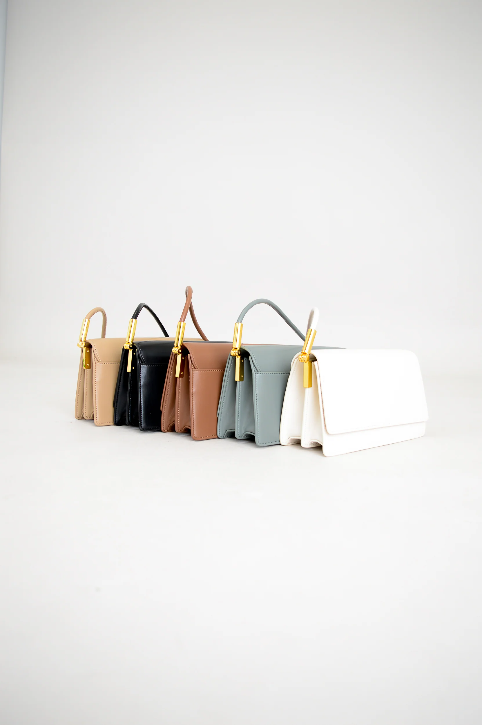 Lina Bag, Brown, Leather - Image 4