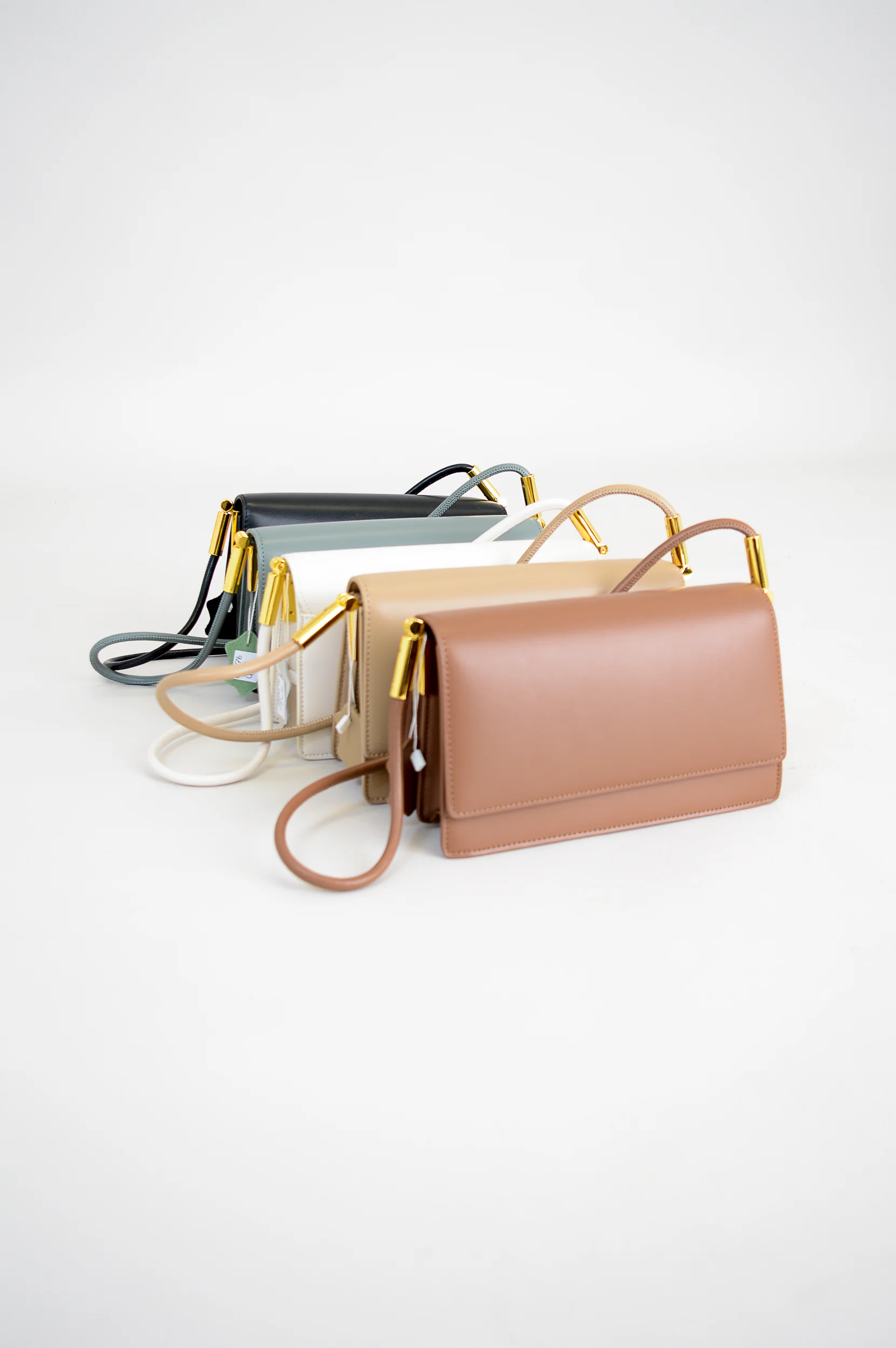 Lina Bag, Beige, Leather - Image 6