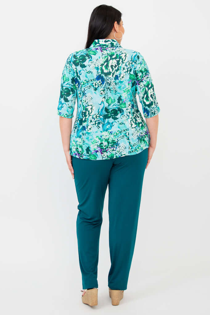 Lorine Blouse, Enchant, Linen Bamboo - Final Sale - Image 3