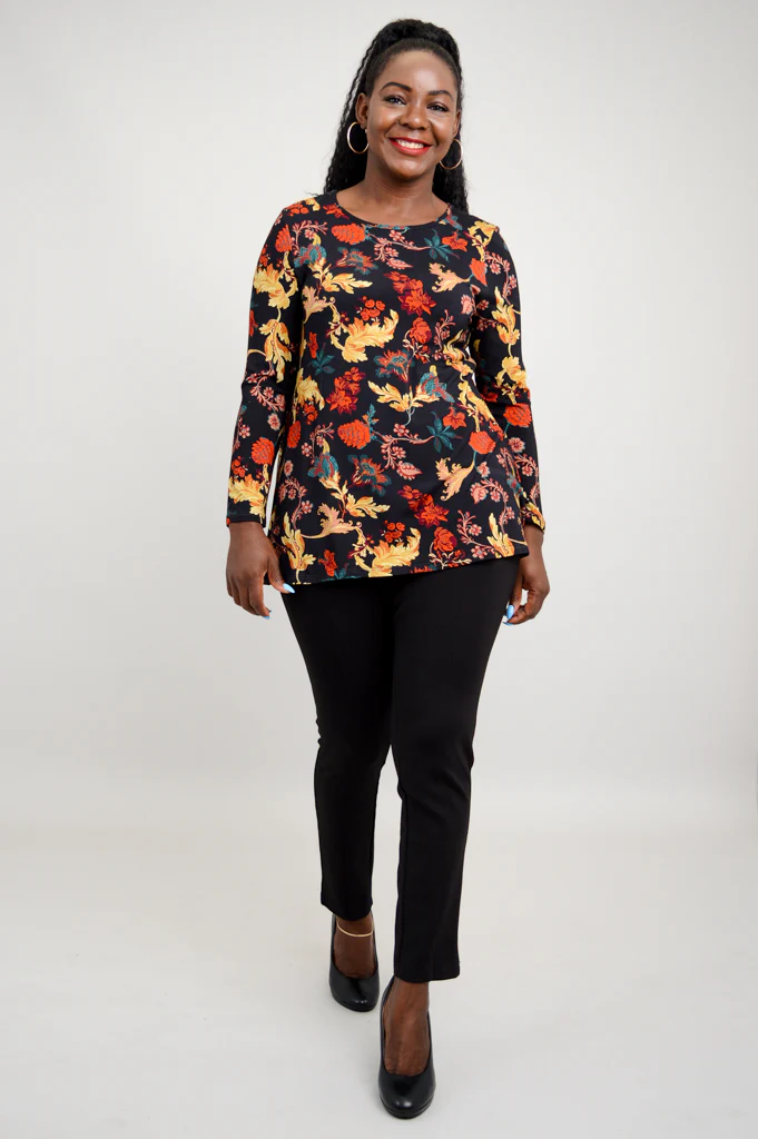 Lovely Tunic, Ornate, Bamboo- Final Sale - Image 2