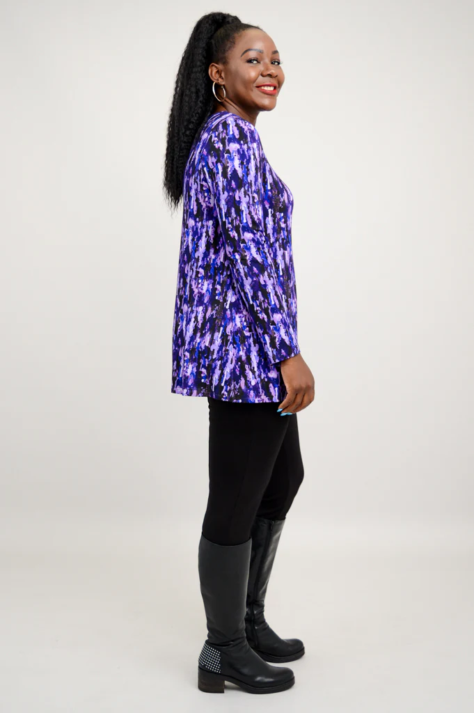 Lovely Tunic, Plum Rain, Bamboo - Final Sale - Image 2