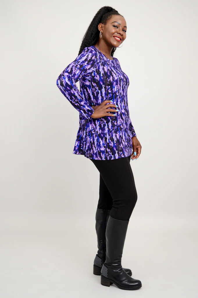 Lovely Tunic, Plum Rain, Bamboo - Final Sale - Image 5