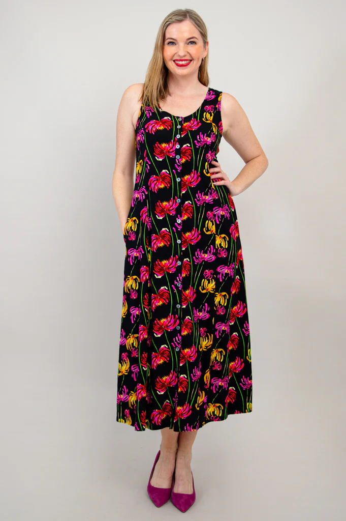 Madison Dress, Mamina, Linen Bamboo - Final Sale