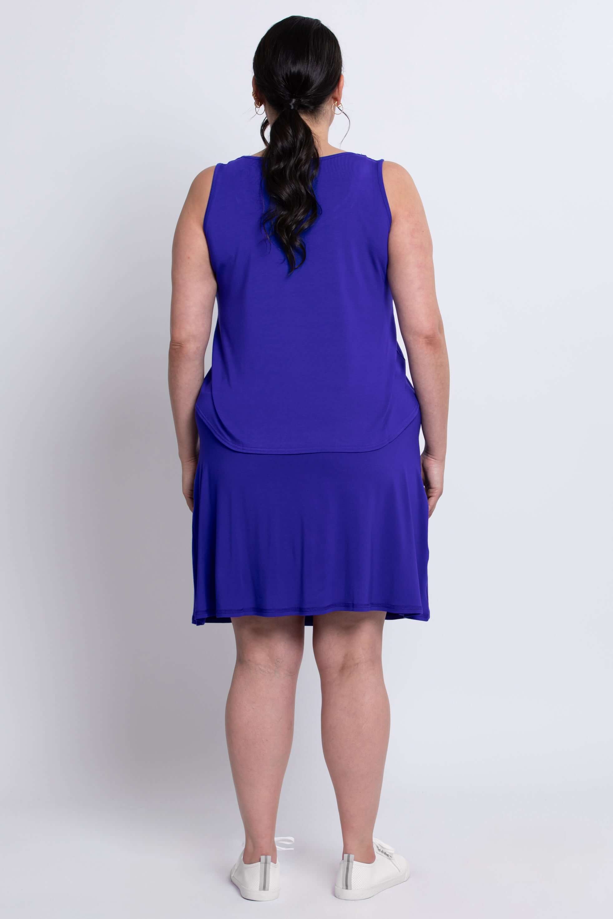 Magna Skort, Violet, Bamboo - Image 5