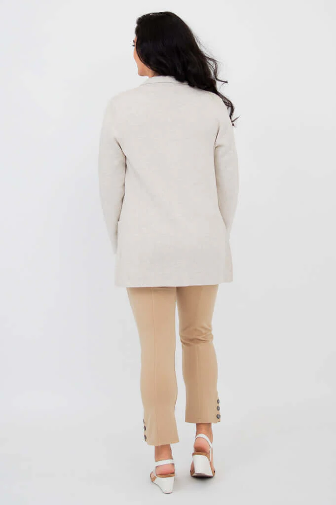 Margaret Sweater, Natural, Cotton - Image 4