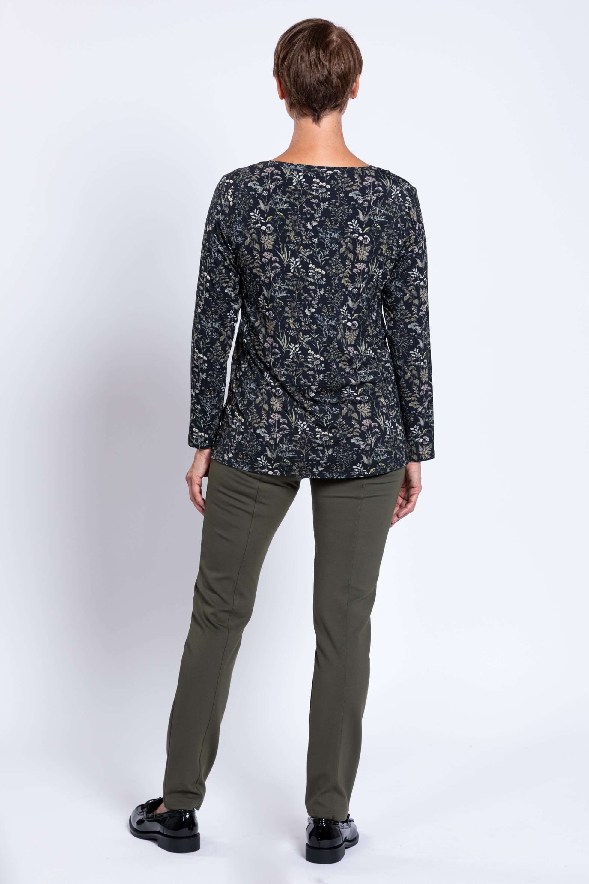 Margie Top, Khaki Herbal, Bamboo - Image 4