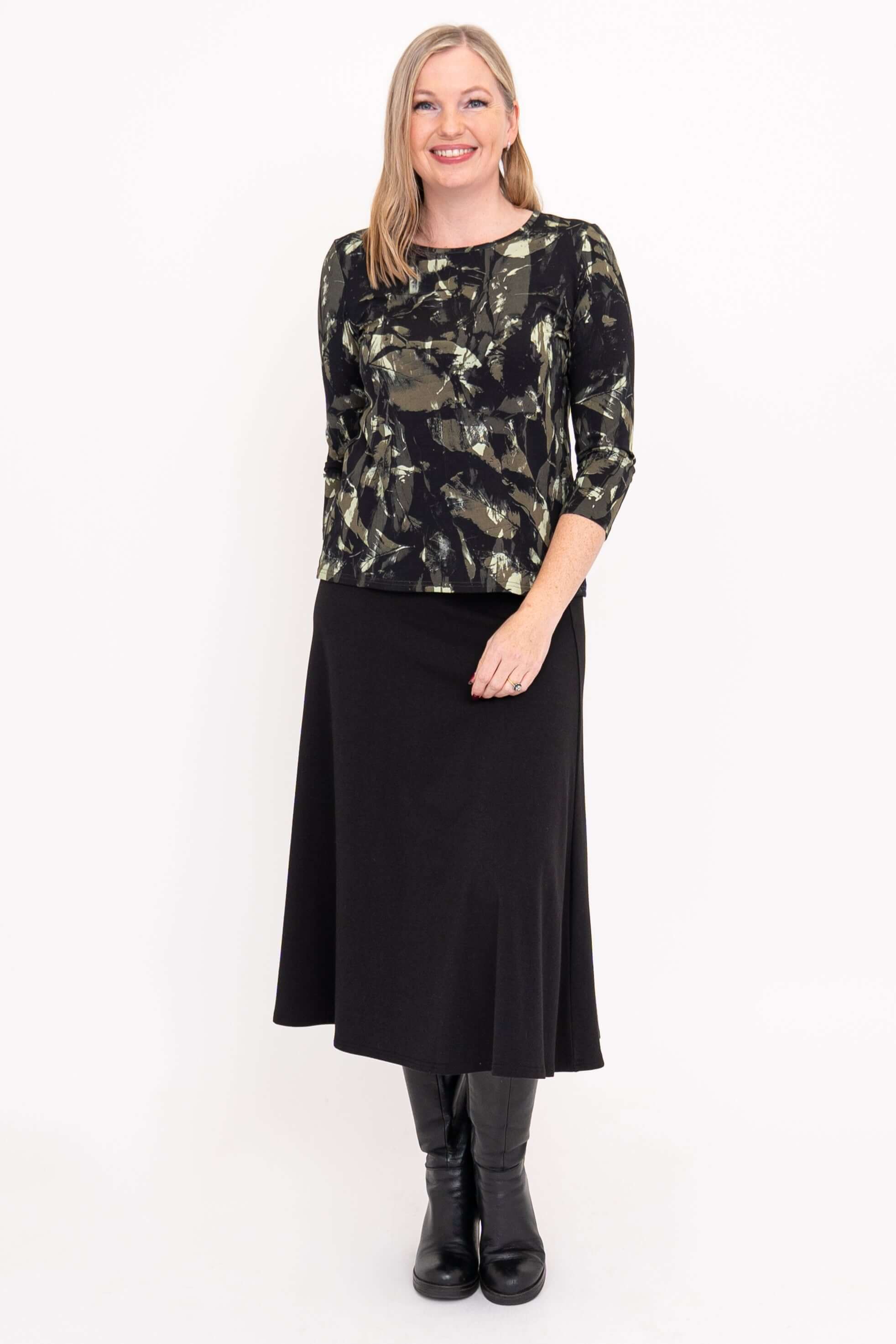Margorie Top, Khaki Oak, Bamboo - Image 3