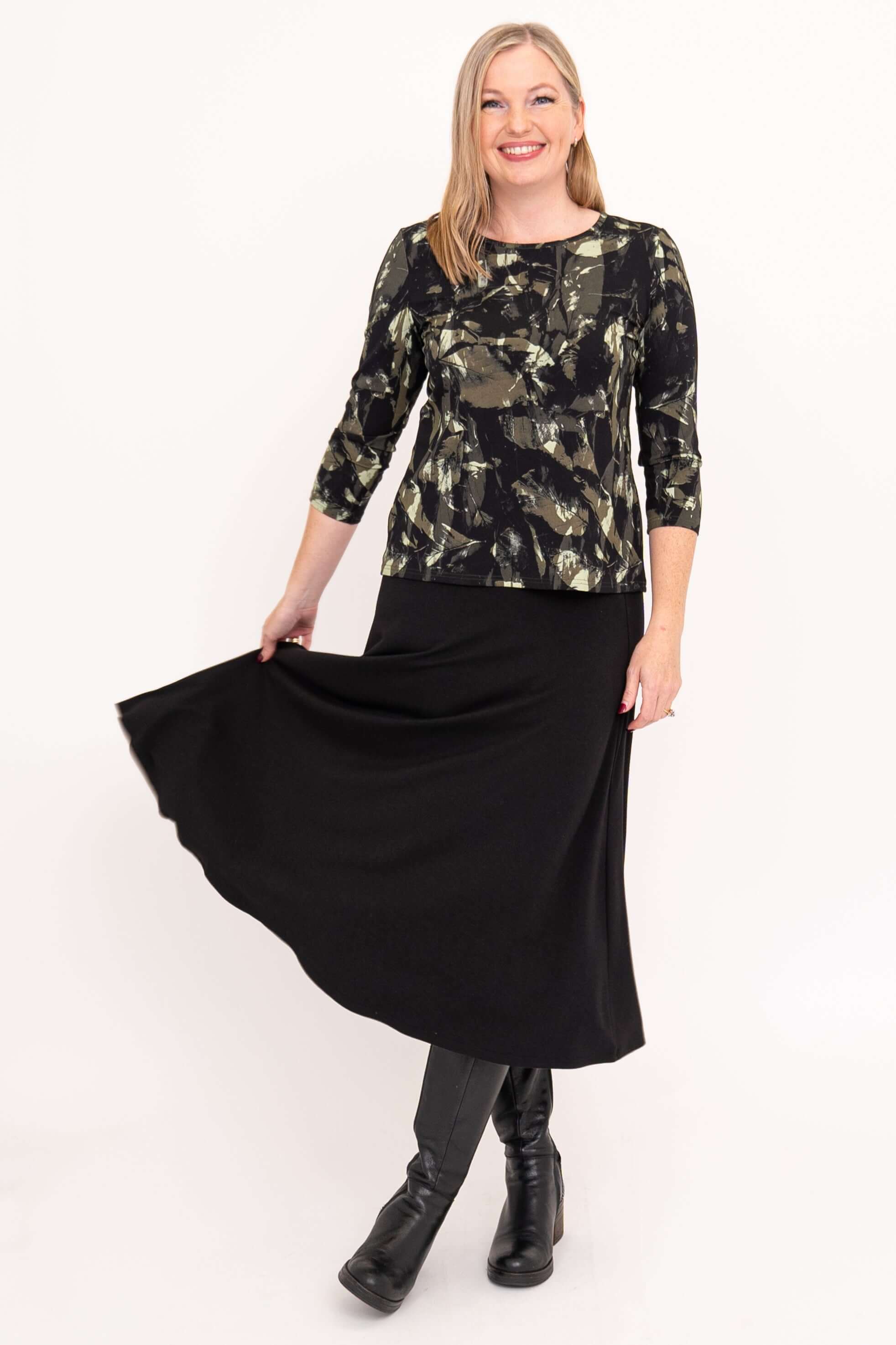 Margorie Top, Khaki Oak, Bamboo - Image 4