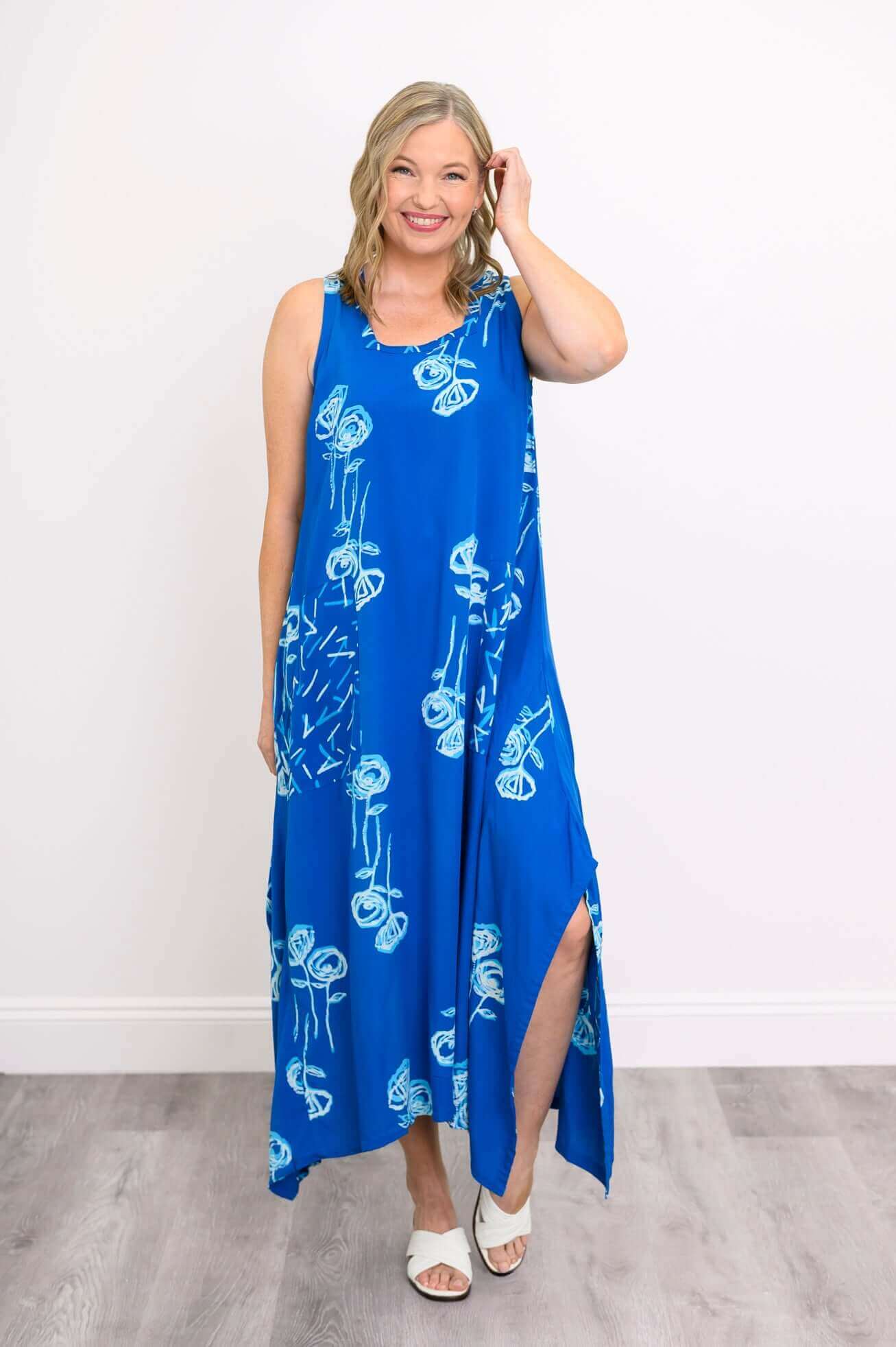 Maria Dress, Blue Stem Bubbles - Image 6