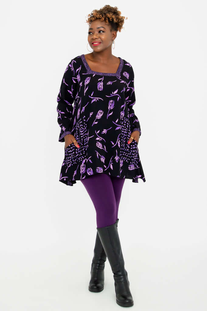 Maria Tunic L/S, Lilac - Image 6