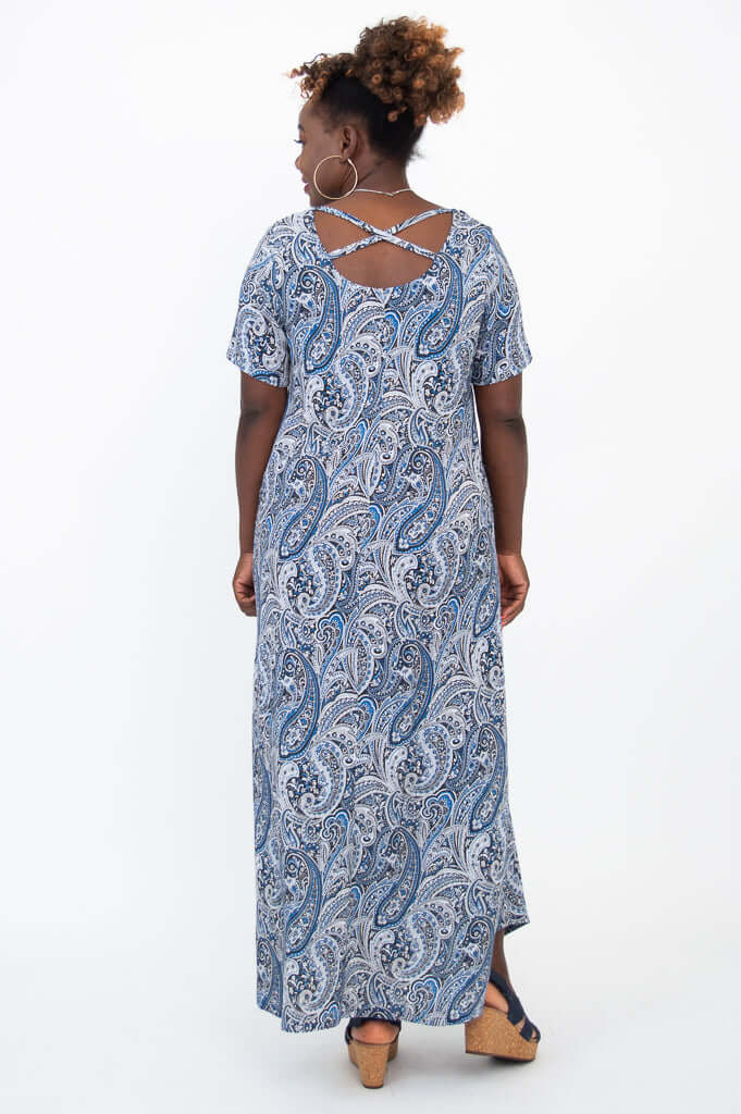 Martha Dress, Simplicity, Linen Bamboo - Image 3