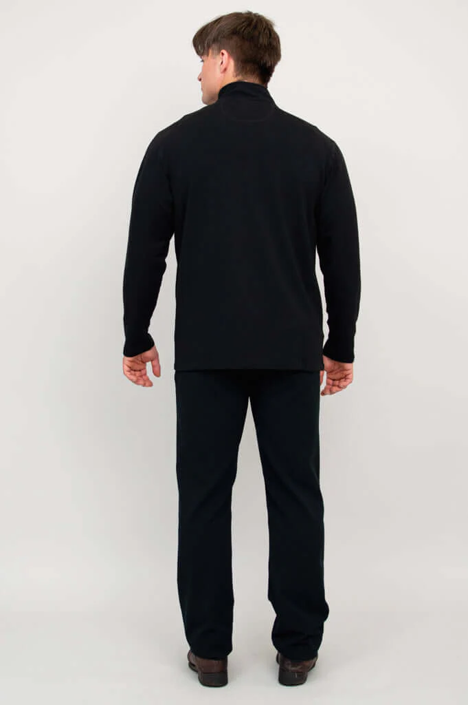 Matt Jacket, Black, Bamboo Fleece - Image 5