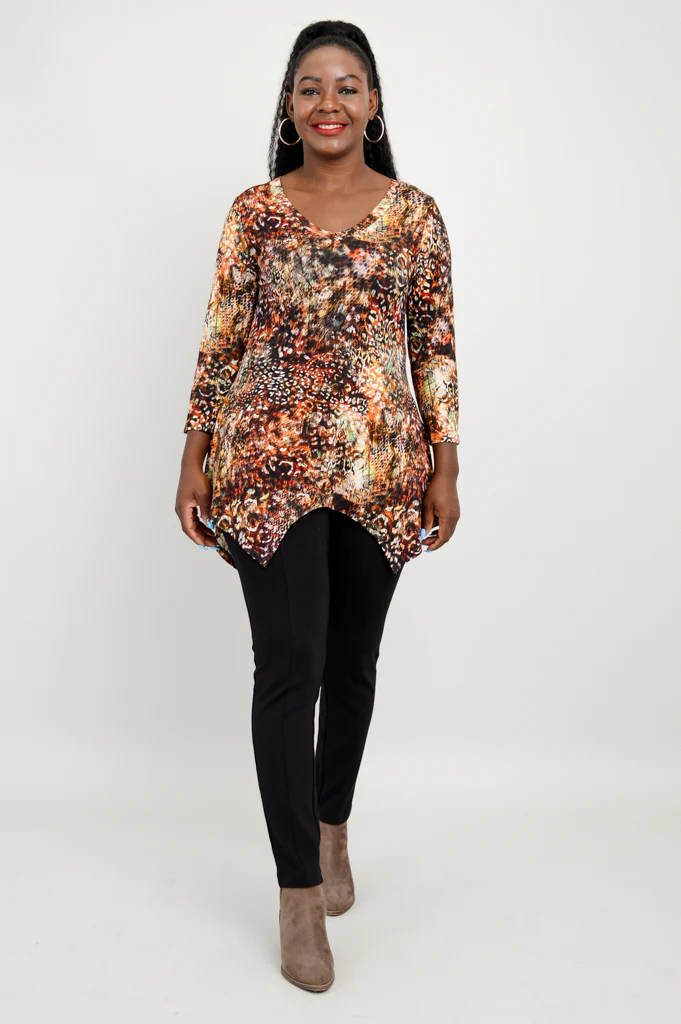 Maude 3/4 Top, Felina, Bamboo - Final Sale - Image 3