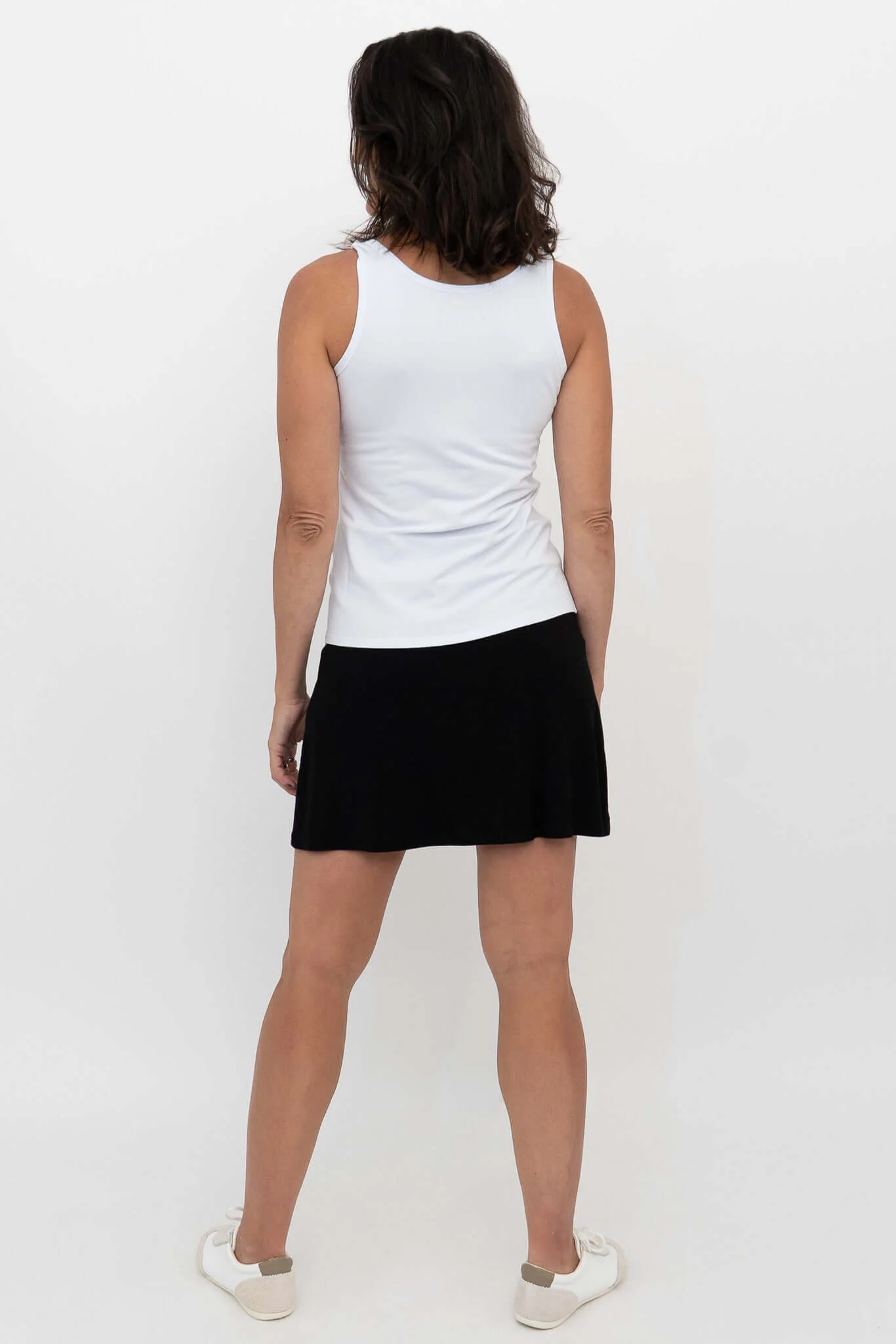 Melly Skort, Black, Bamboo - Image 5