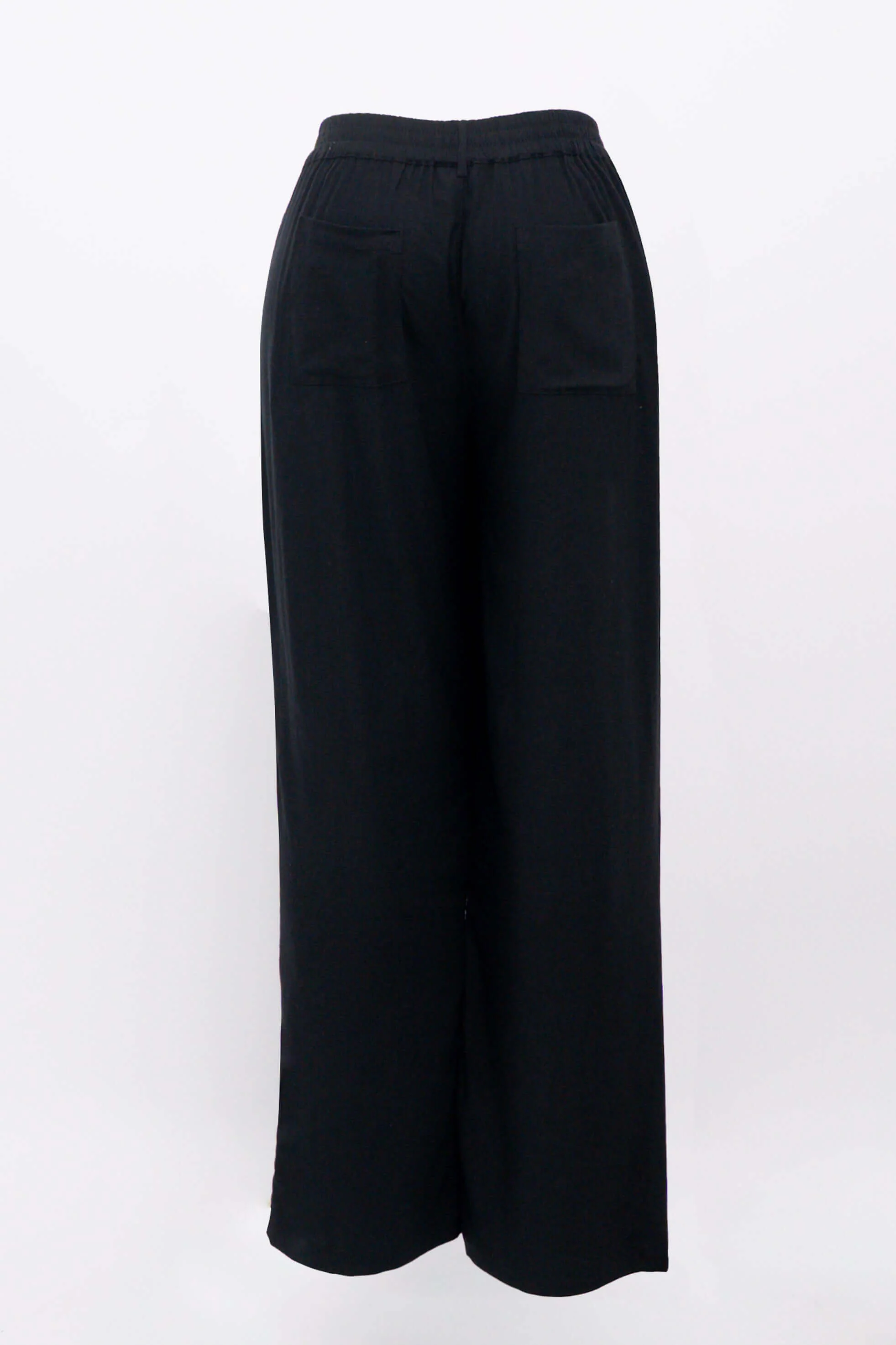 Melodie Pant, Black, Linen - Image 5