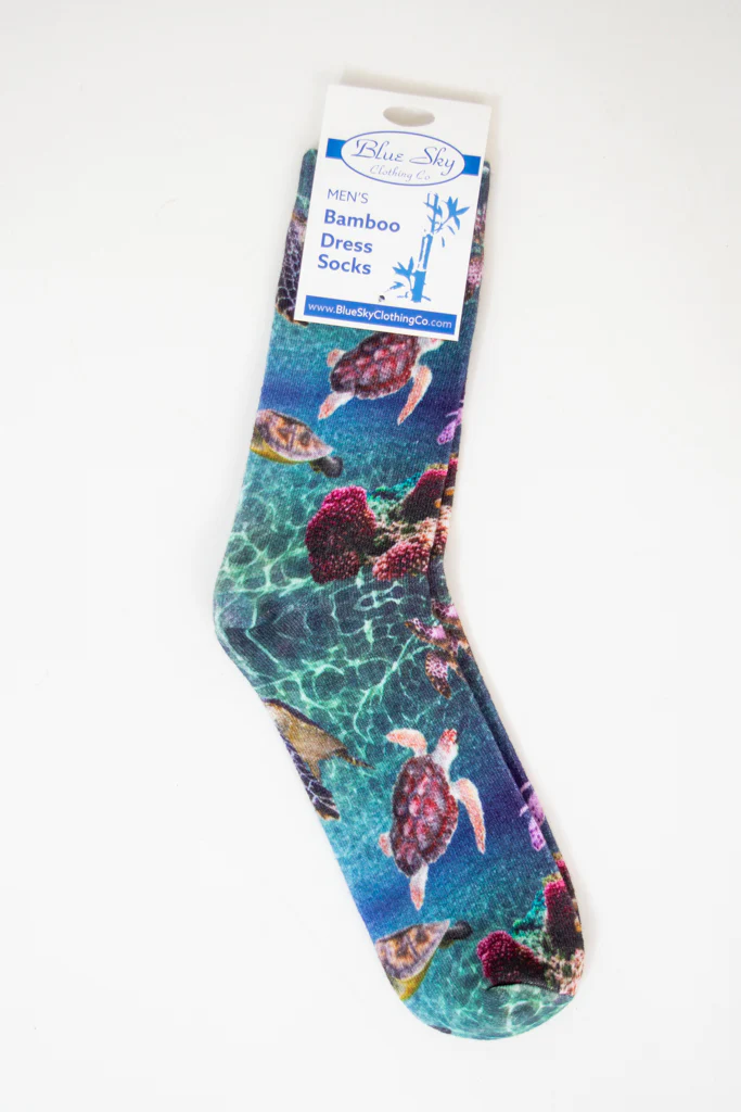Men's Bamboo Dress Socks, Assorted Prints - Image 7